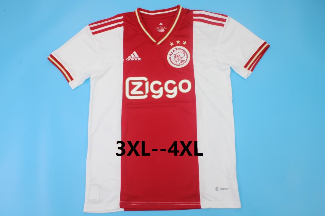 AAA(Thailand) Ajax 22/23 Home Soccer Jersey(Big Size)
