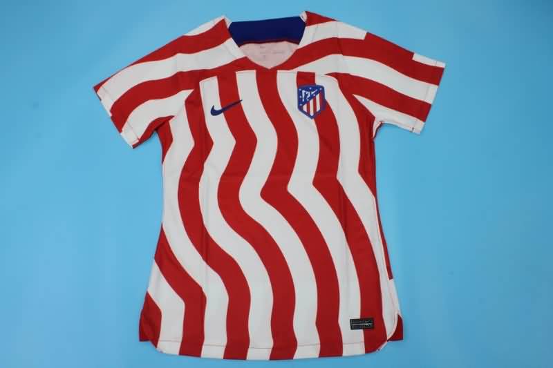 AAA(Thailand) Atletico Madrid 22/23 Home Woman Soccer Jersey