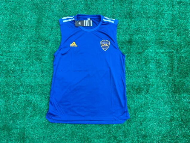 AAA(Thailand) Boca Juniors 2022 Blue Vest Soccer Jersey