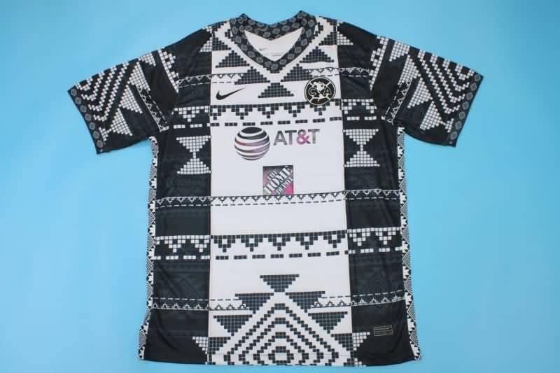 AAA(Thailand) Club America 22/23 Black White Soccer Jersey