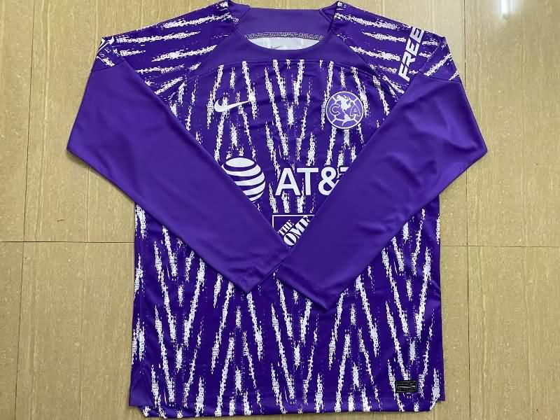 AAA(Thailand) Club America 22/23 Goalkeeper Purples Long Soccer Jersey