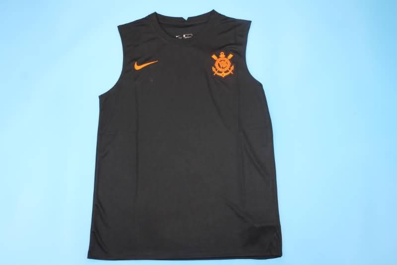 AAA(Thailand) Corinthians 2022 Black Vest Soccer Jersey