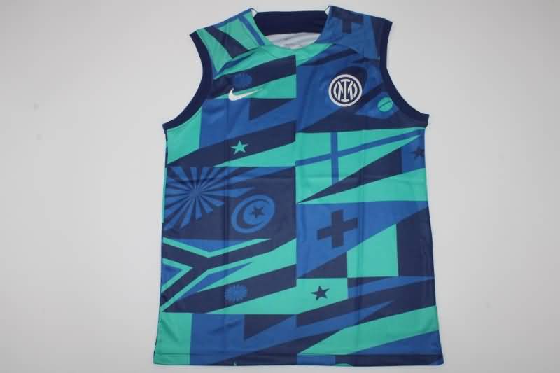 AAA(Thailand) Inter Milan 22/23 Blue Green Vset Soccer Jersey