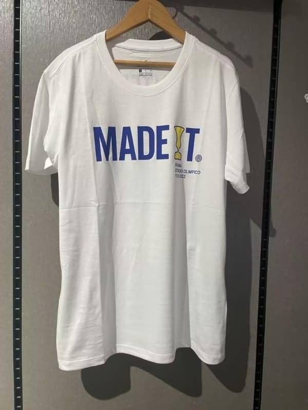 AAA(Thailand) Inter Milan 22/23 Champion White Soccer T-Shirt