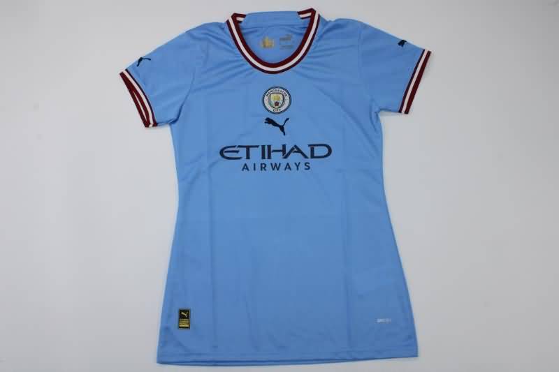 AAA(Thailand) Manchester City 22/23 Home Women Soccer Jersey