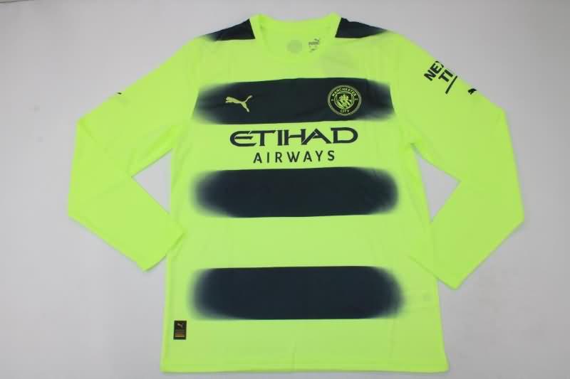 AAA(Thailand) Manchester City 22/23 Third Long Slevee Soccer Jersey
