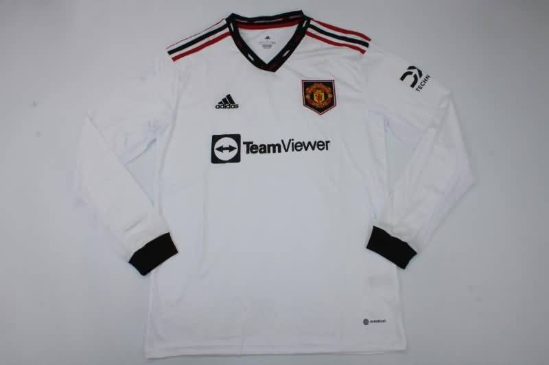 AAA(Thailand) Manchester United 22/23 Away Long Sleeve Soccer Jersey