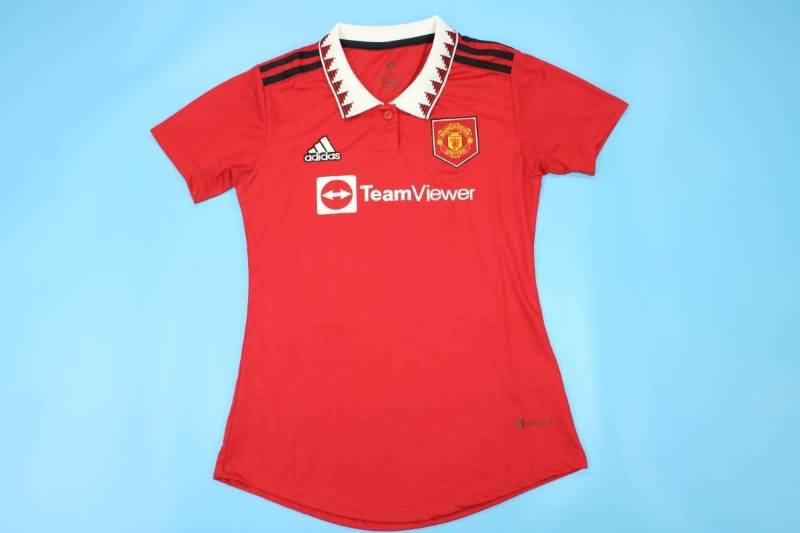 AAA(Thailand) Manchester United 22/23 Home Women Soccer Jersey
