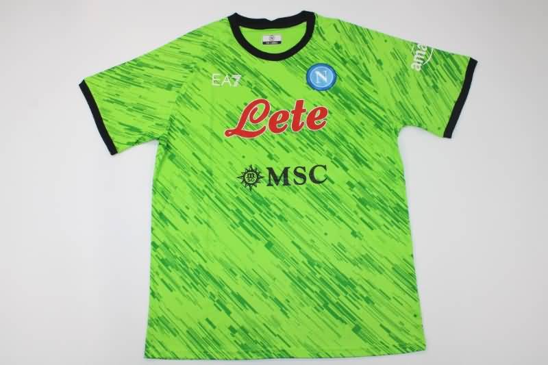AAA(Thailand) Napoli 22/23 Goalkeeper Green Soccer Jersey