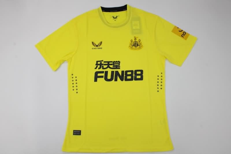 AAA(Thailand) Newcastle United 22/23 Goalkeeper Yellow Soccer Jersey(Player)