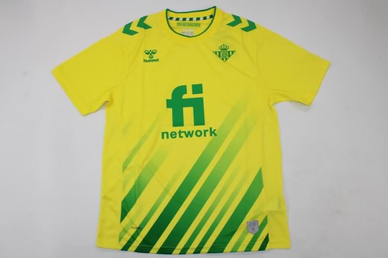 AAA(Thailand) Real Betis 22/23 Goalkeeper Yellow Soccer Jersey