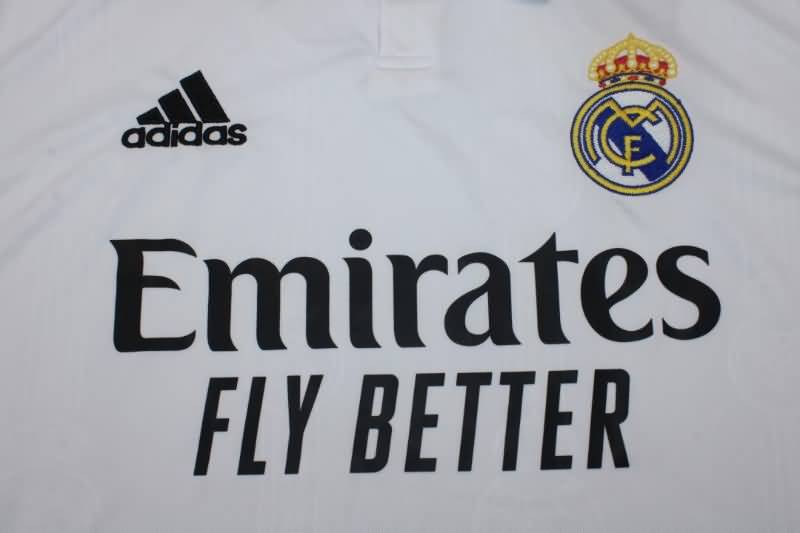 AAA(Thailand) Real Madrid 22/23 Home Long Soccer Jersey