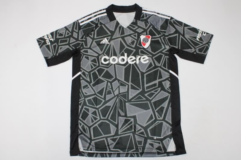 AAA(Thailand) River Plate 2022 Goalkeeper Black Soccer Jersey