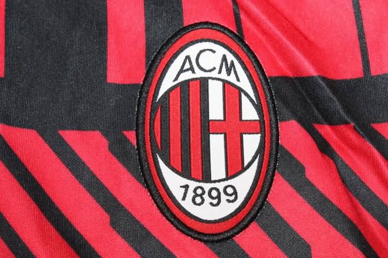 AAA(Thailand) AC Milan 22/23 Black Soccer Jacket 02
