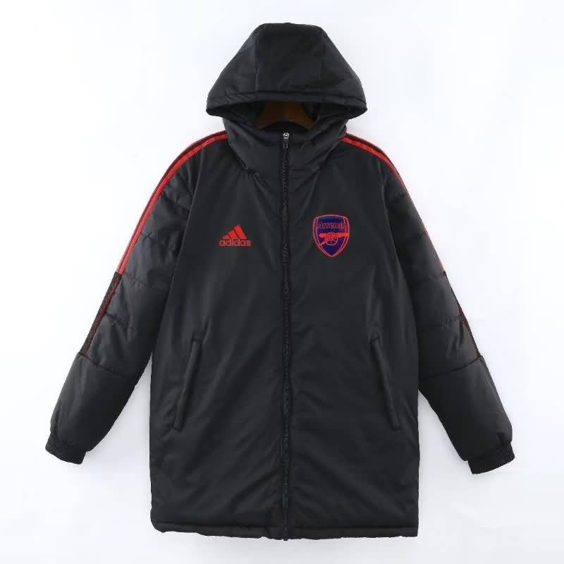 AAA(Thailand) Arsenal 22/23 Black Soccer Cotton Coat