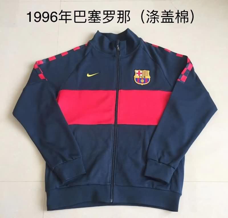 AAA(Thailand) Barcelona 1996 Dark Blue Retro Soccer Jacket