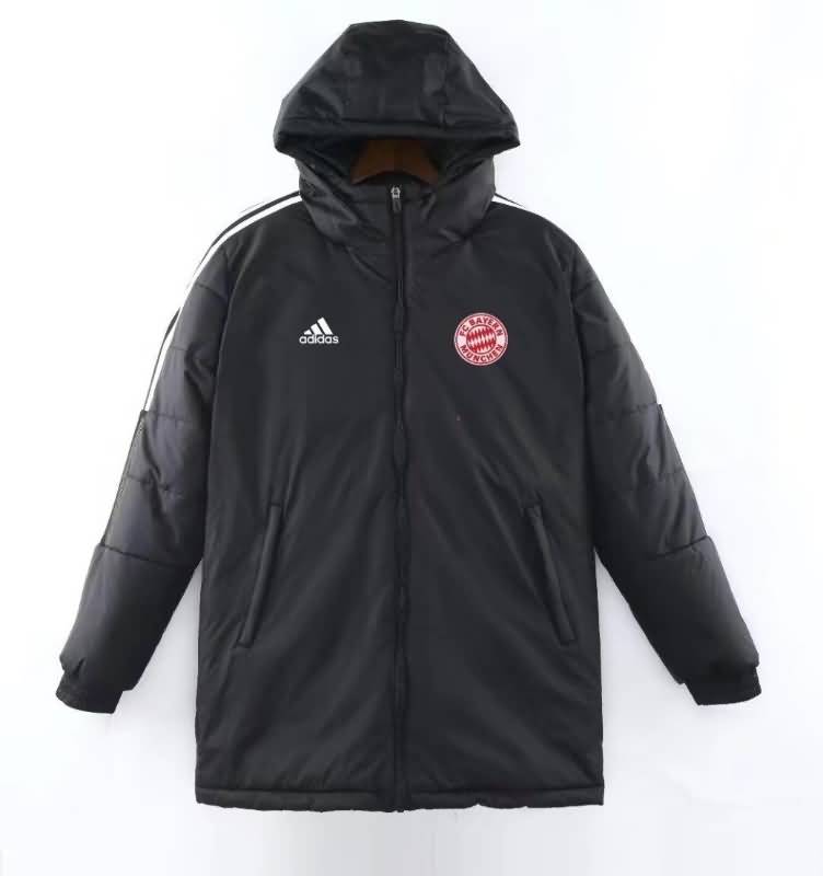 AAA(Thailand) Bayern Munich 22/23 Black Soccer Cotton Coat