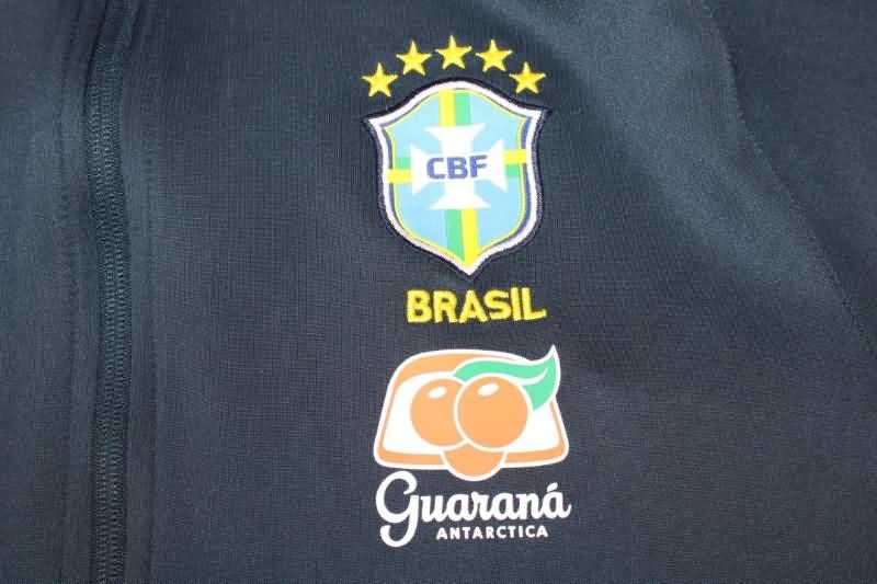 AAA(Thailand) Brazil 2022 Dark Blue Soccer Jacket