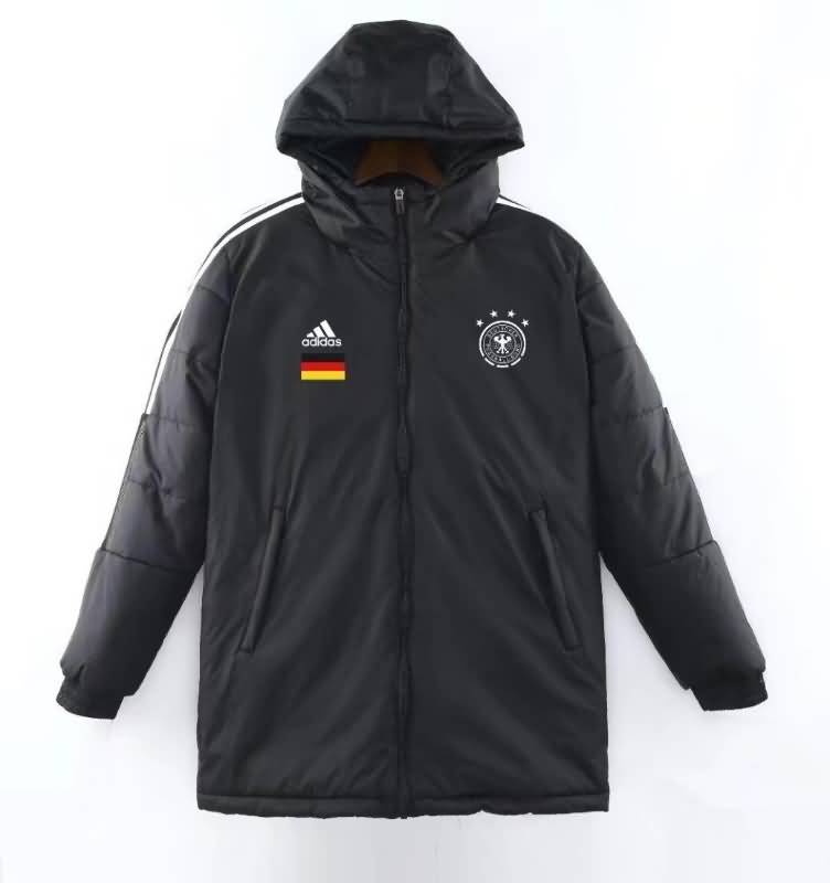 AAA(Thailand) Germany 2022 Black Soccer Cotton Coat