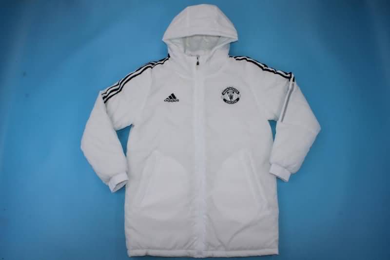 AAA(Thailand) Manchester United 2022 White Soccer Cotton Coat