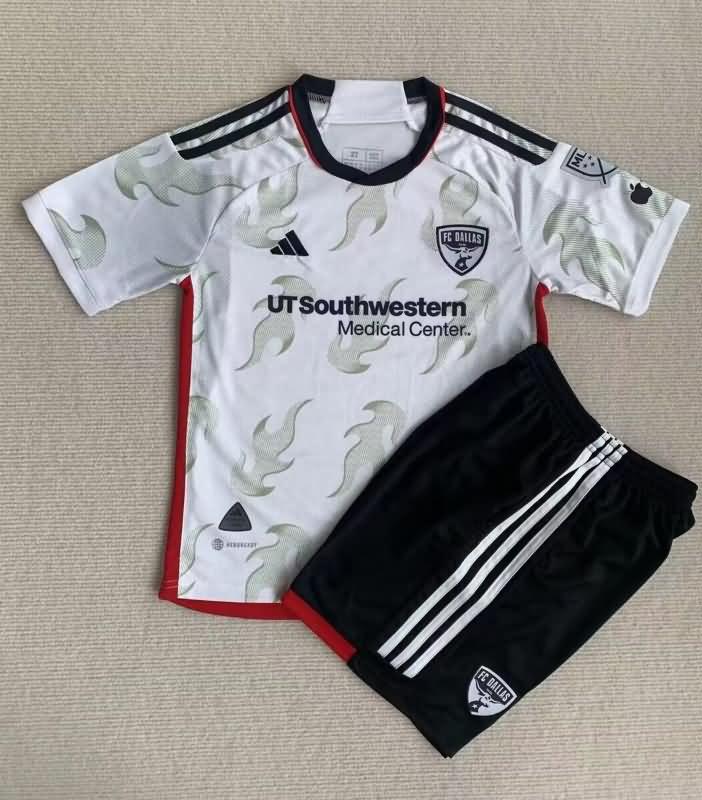 FC Dallas 2023 Kids Away Soccer Jersey And Shorts