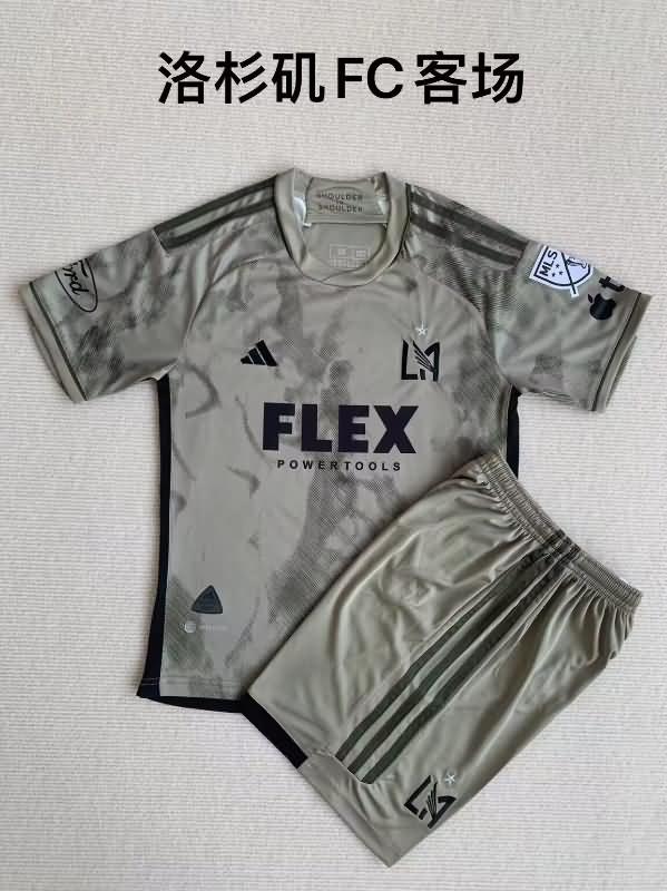 Los Angeles FC 2023 Kids Away Soccer Jersey And Shorts
