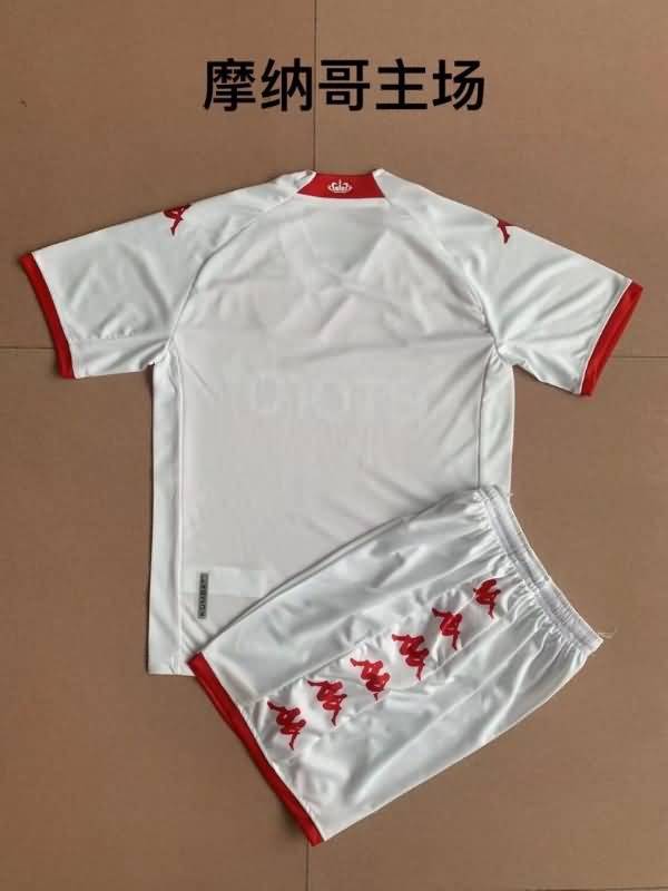 Monaco 22/23 Kids Home Soccer Jersey And Shorts