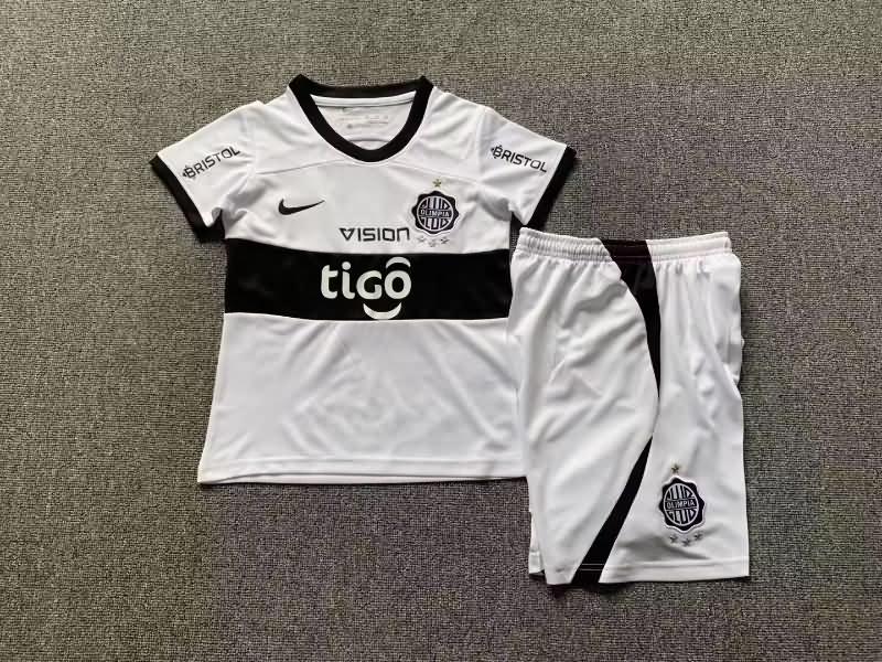 Olimpia 2023 Kids Home Soccer Jersey And Shorts