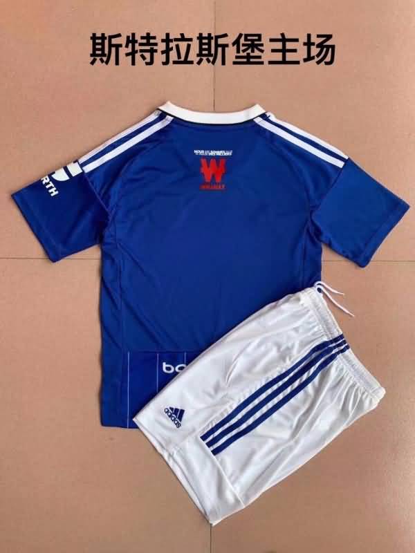 Strasbourg 22/23 Kids Home Soccer Jersey And Shorts