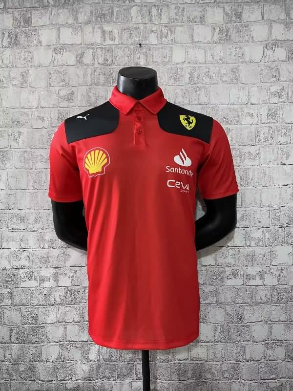 AAA(Thailand) Ferrari 2022 Red Polo Soccer T-Shirt 05