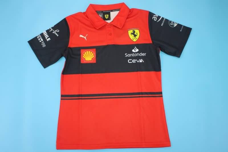 AAA(Thailand) F1 2022 Ferrari Red Polo Soccer T-Shirt