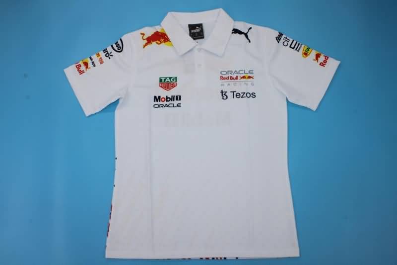 AAA(Thailand) F1 2022 Red Bull White Polo Soccer T-Shirt