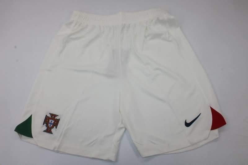 AAA(Thailand) Portugal 2022 White Soccer Shorts