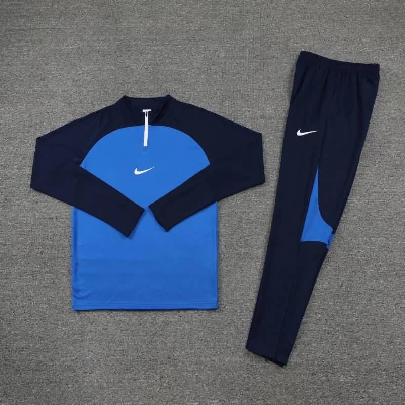 AAA(Thailand) Nike 22/23 Blue Soccer Tracksuit 03