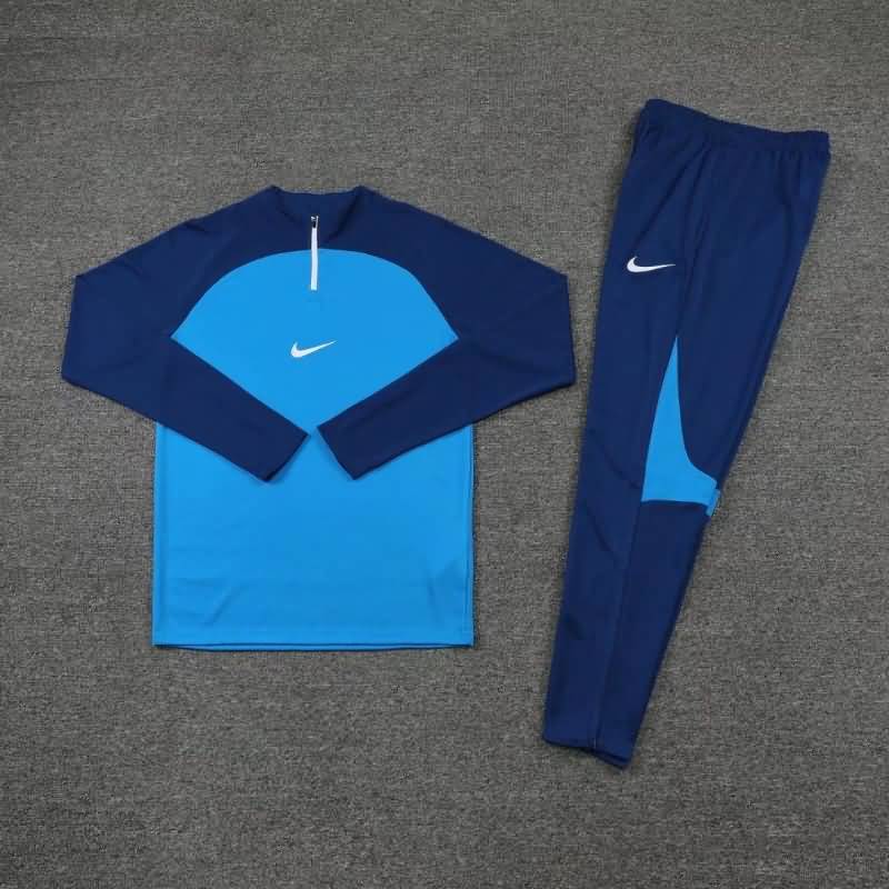 AAA(Thailand) Nike 22/23 Light Blue Soccer Tracksuit