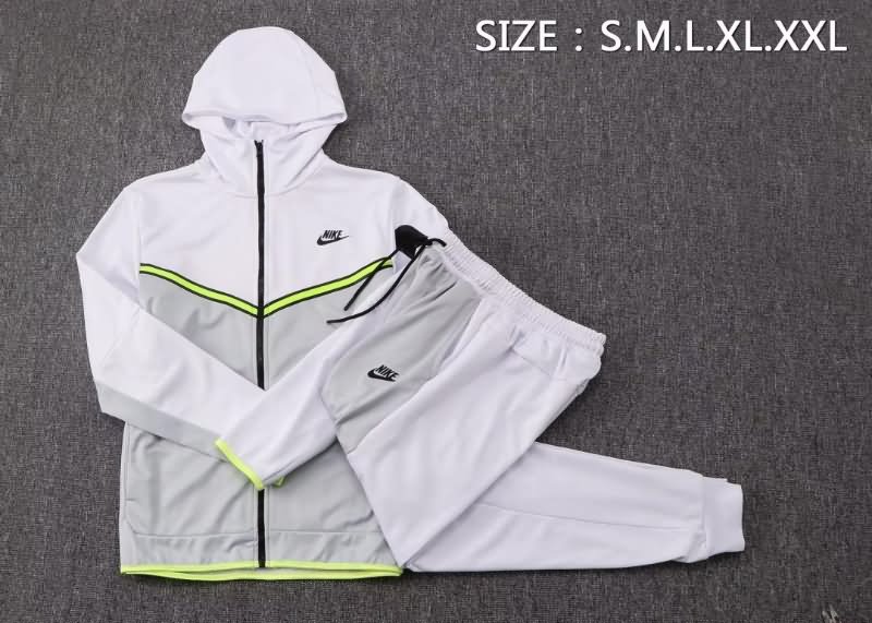 AAA(Thailand) Nike 22/23 White Grey Soccer Tracksuit