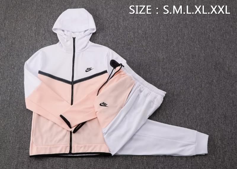 AAA(Thailand) Nike 22/23 White Pink Soccer Tracksuit