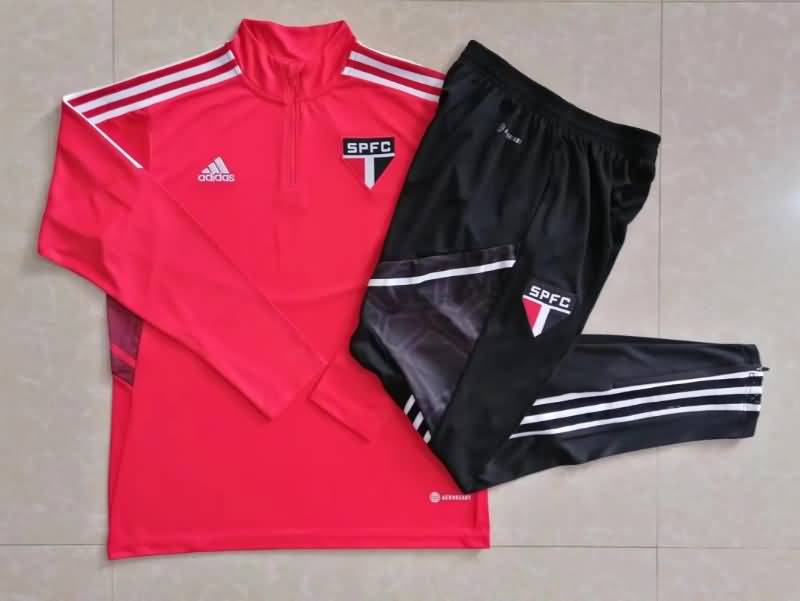 AAA(Thailand) Sao Paulo 2022 Red Soccer Tracksuit