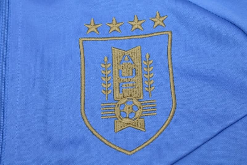 AAA(Thailand) Uruguay 2022 Blue Soccer Tracksuit
