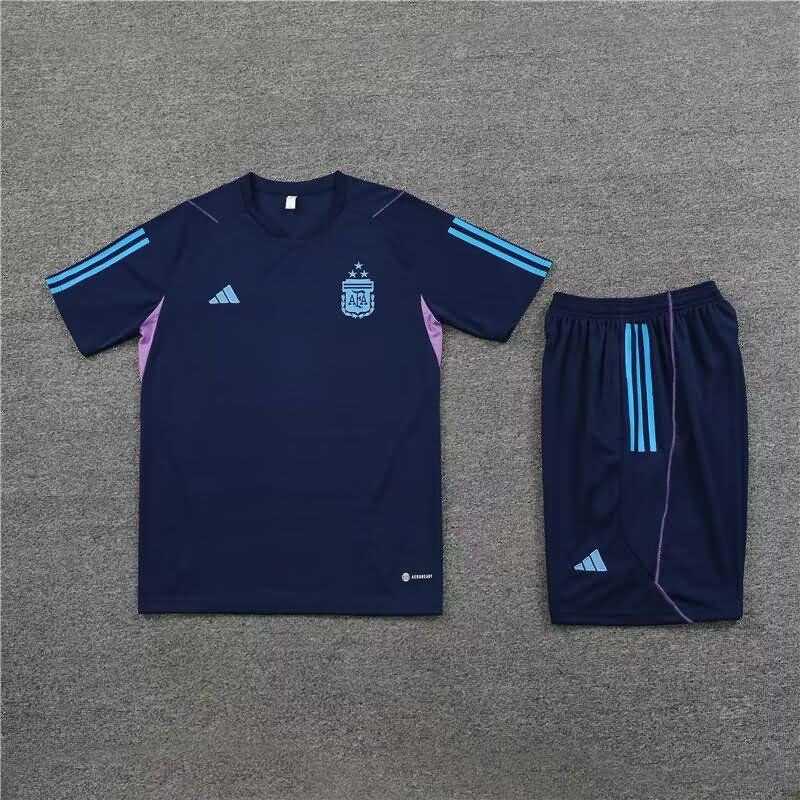 AAA(Thailand) Argentina 2023 Dark Blue Training Soccer Sets