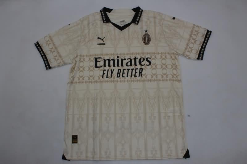 AAA(Thailand) AC Milan 23/24 Fourth White Soccer Jersey