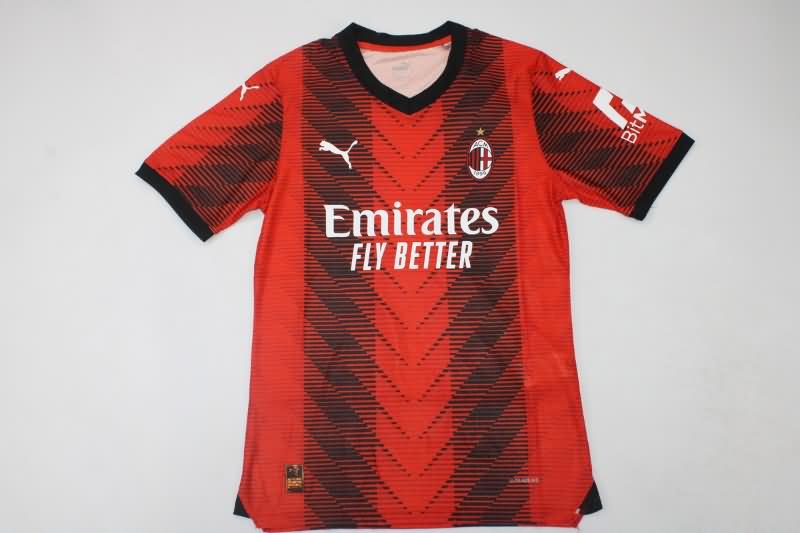 AAA(Thailand) AC Milan 23/24 Home Soccer Jersey (Player)