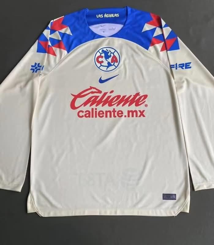 AAA(Thailand) Club America 23/24 Home Long Sleeve Soccer Jersey