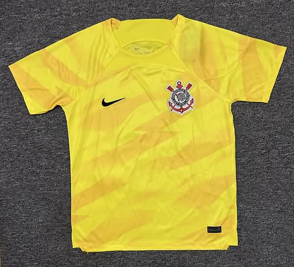 AAA(Thailand) Corinthians 2023 Goalkeeper Yellow Soccer Jersey