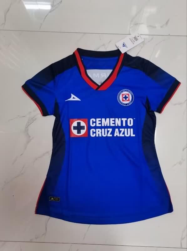 AAA(Thailand) Cruz Azul 23/24 Home Women Soccer Jersey