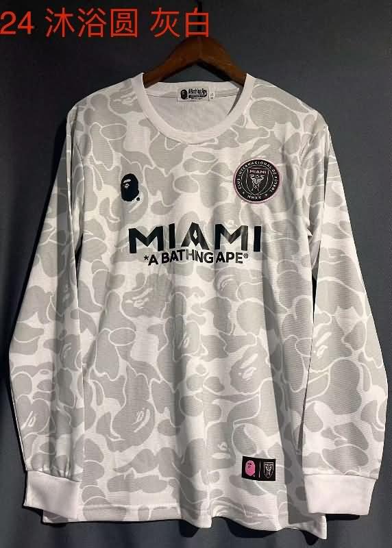 AAA(Thailand) Inter Miami 2023 Special Long Sleeve Soccer Jersey 03
