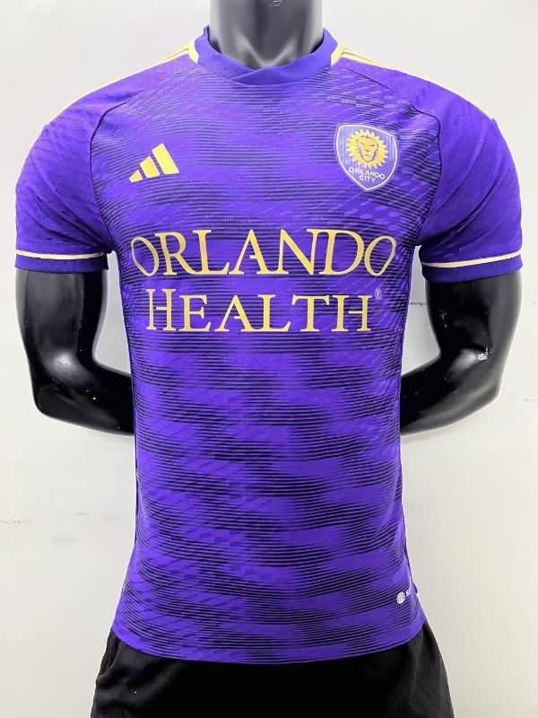 AAA(Thailand) Orlando City 2023 Home Soccer Jersey (Player)