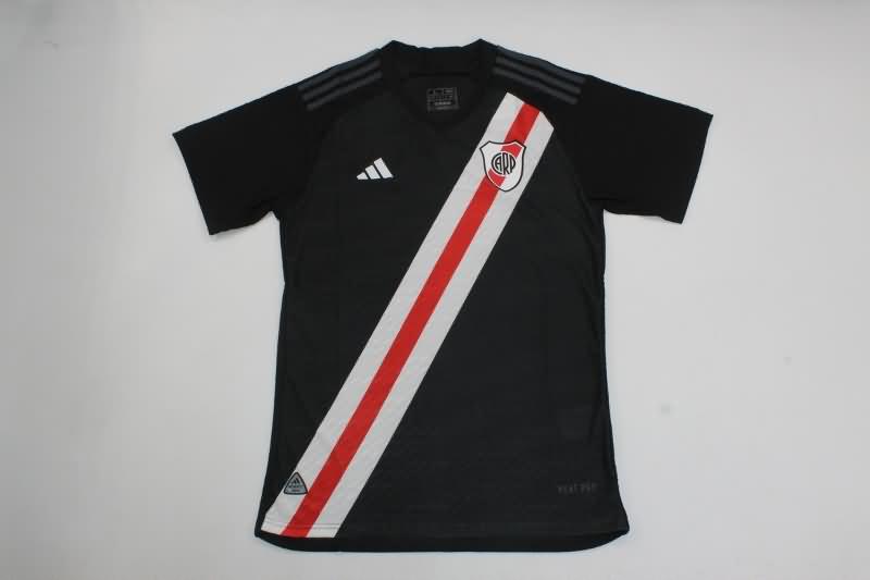 AAA(Thailand) River Plate 2023 Black Soccer Jersey (Player)