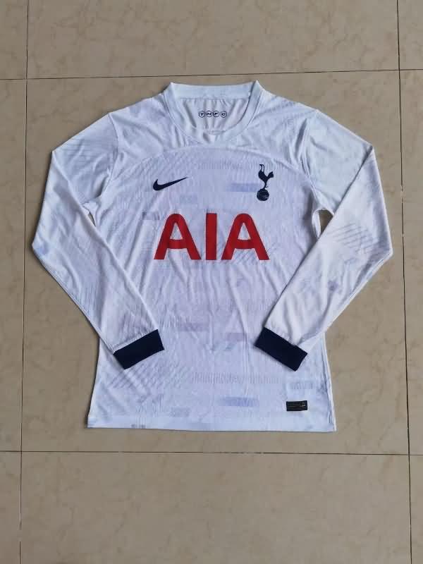 AAA(Thailand) Tottenham Hotspur 23/24 Home Long Sleeve Soccer Jersey(Player) Leaked