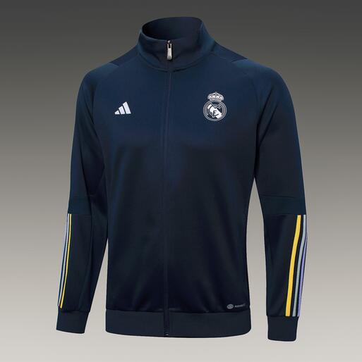 AAA(Thailand) Real Madrid 23/24 Dark Blue Soccer Jacket